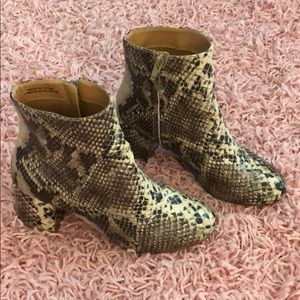 Snakeskin boots